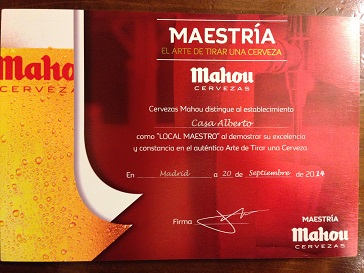 Maestría Mahou 1